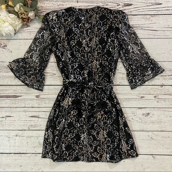 H&M The Vampire’s wife lace mini black dress NWT - Picture 7 of 9